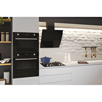 Hoover HDG6DCH3B - Black 60cm Chimney Cooker Hood - 489 m³/h - A++ Rated