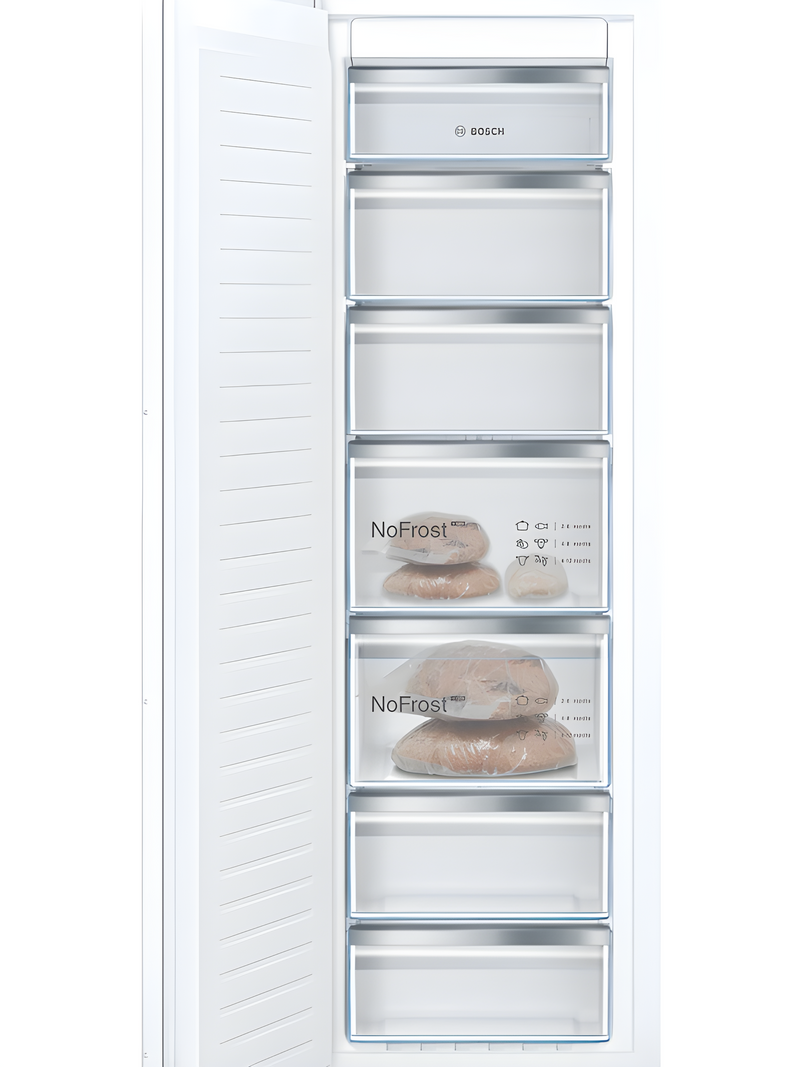 Bosch GIN81VEE0G - Integrated Frost Free Freezer - E energy