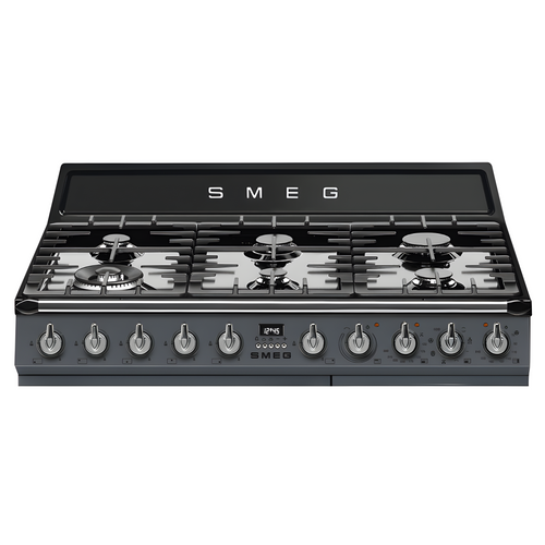 Smeg TR93GR - Grey 6 Zone Dual Fuel Cooker - A/B energy