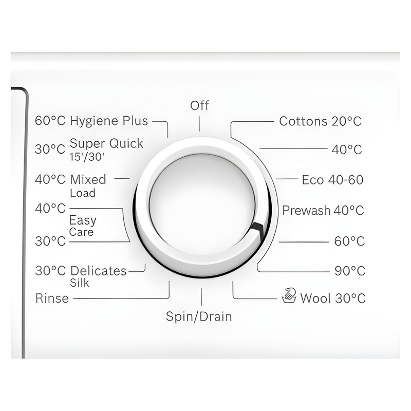 Bosch WGE03408GB - White Freestanding 8KG Washing Machine - 1400 RPM - A energy