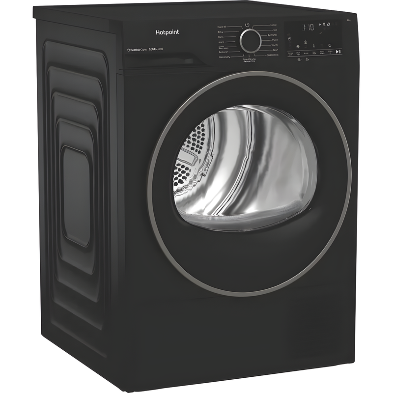 Hotpoint C HSD 84M BB UK - Black Washer Dryers - 8KG Capacity - C Energy
