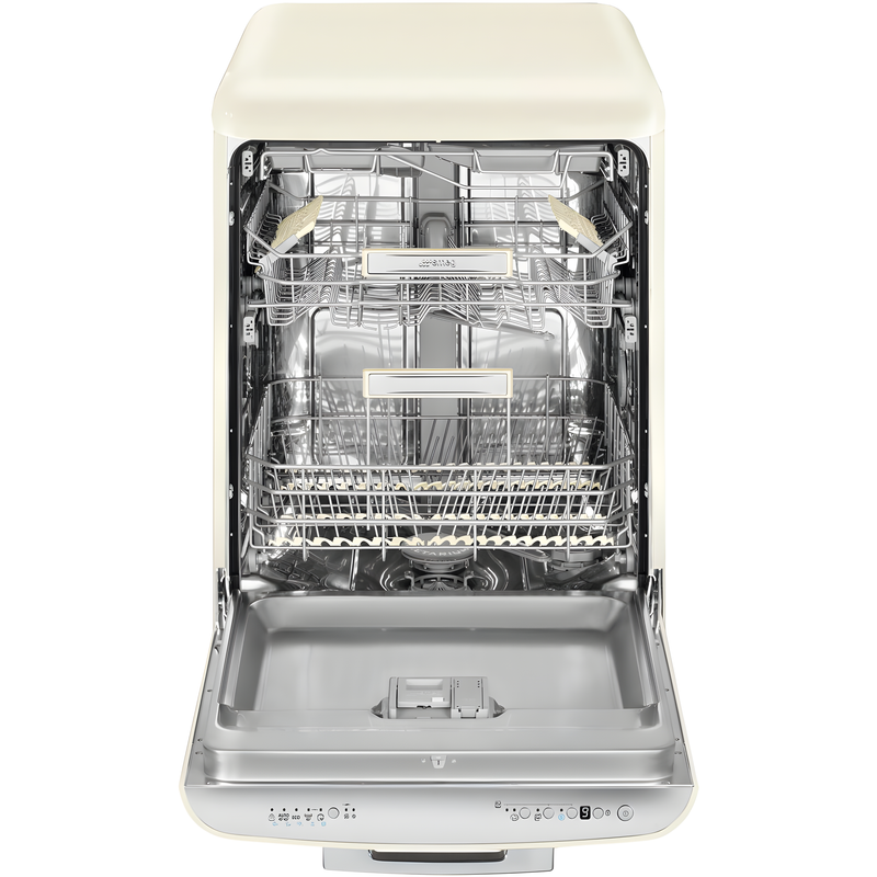 Smeg DFFABCR - Cream Dishwasher - 13 Place Settings - B Energy Rated