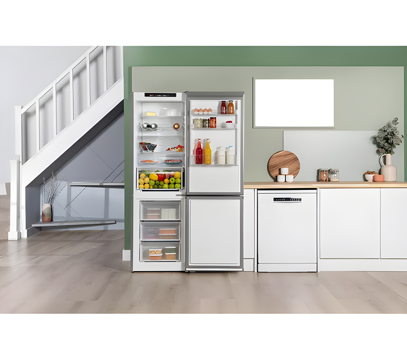 Bosch KGN362LDFG - Silver Freestanding 60/40 Frost Free Fridge Freezer - D energy