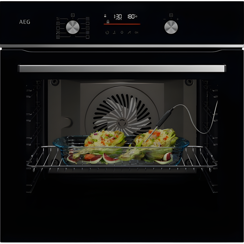AEG GA5CB501AB - Black Single Oven - Built-in SteamBake - A+ Energy