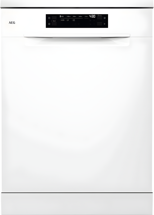AEG GF6100C2SNW - White Freestanding Dishwasher - 44 dB - B Energy