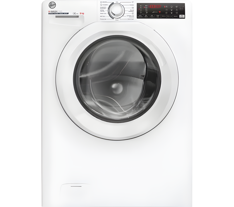 HOOVER H3WPS696TAM6-80 - White 9KG Washing Machine - 1600 RPM - A energy