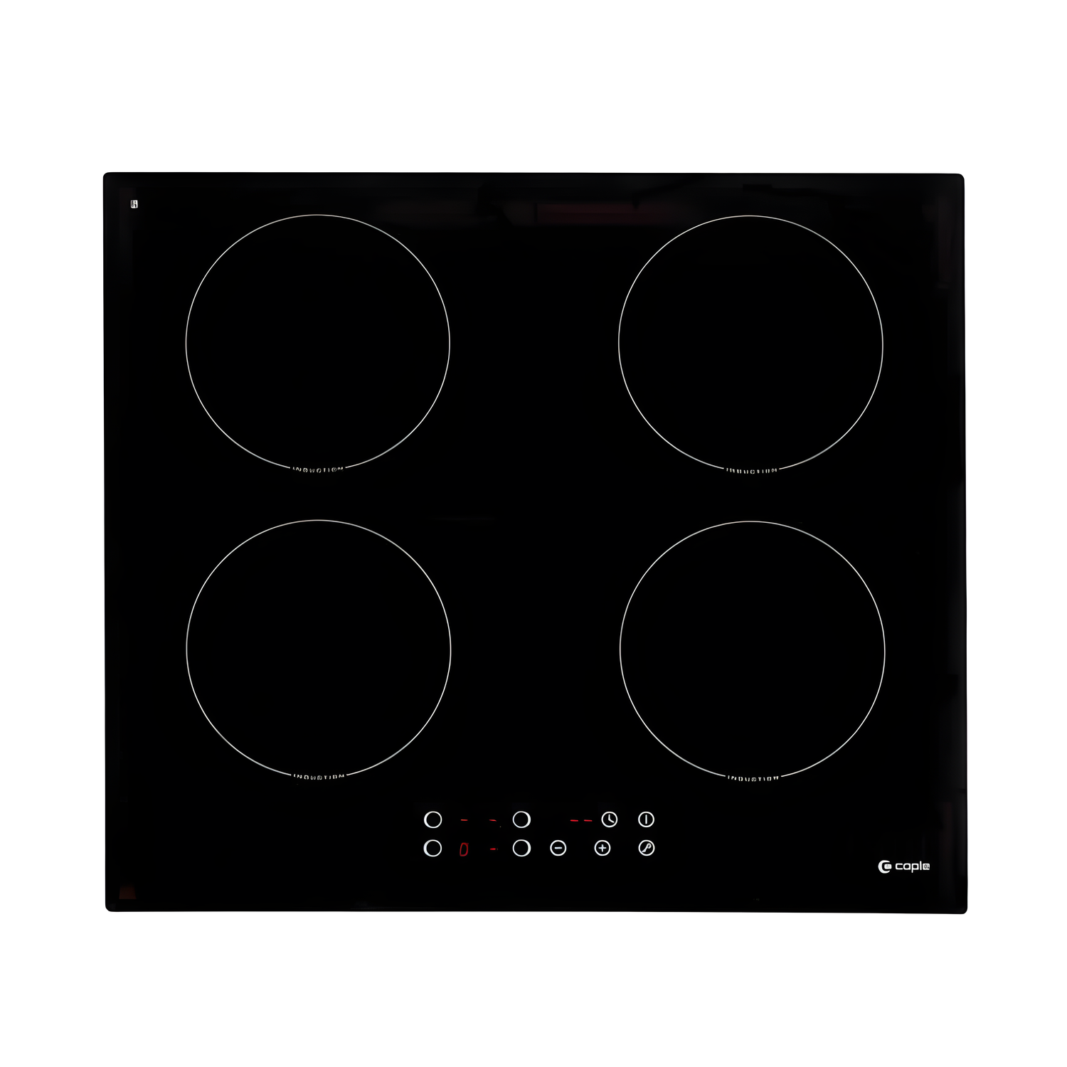 Caple C841i - Black 59cm Induction Hob - 4 Zones 13A - Energy Rating Unknown