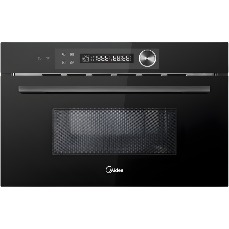 Midea MBOTG934E4MO-BK - Black Built-In Grill Microwave - 34 Litres