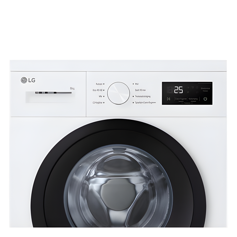 LG F4A10S8NWK - White 8KG Washing Machine - 1400 RPM - A energy