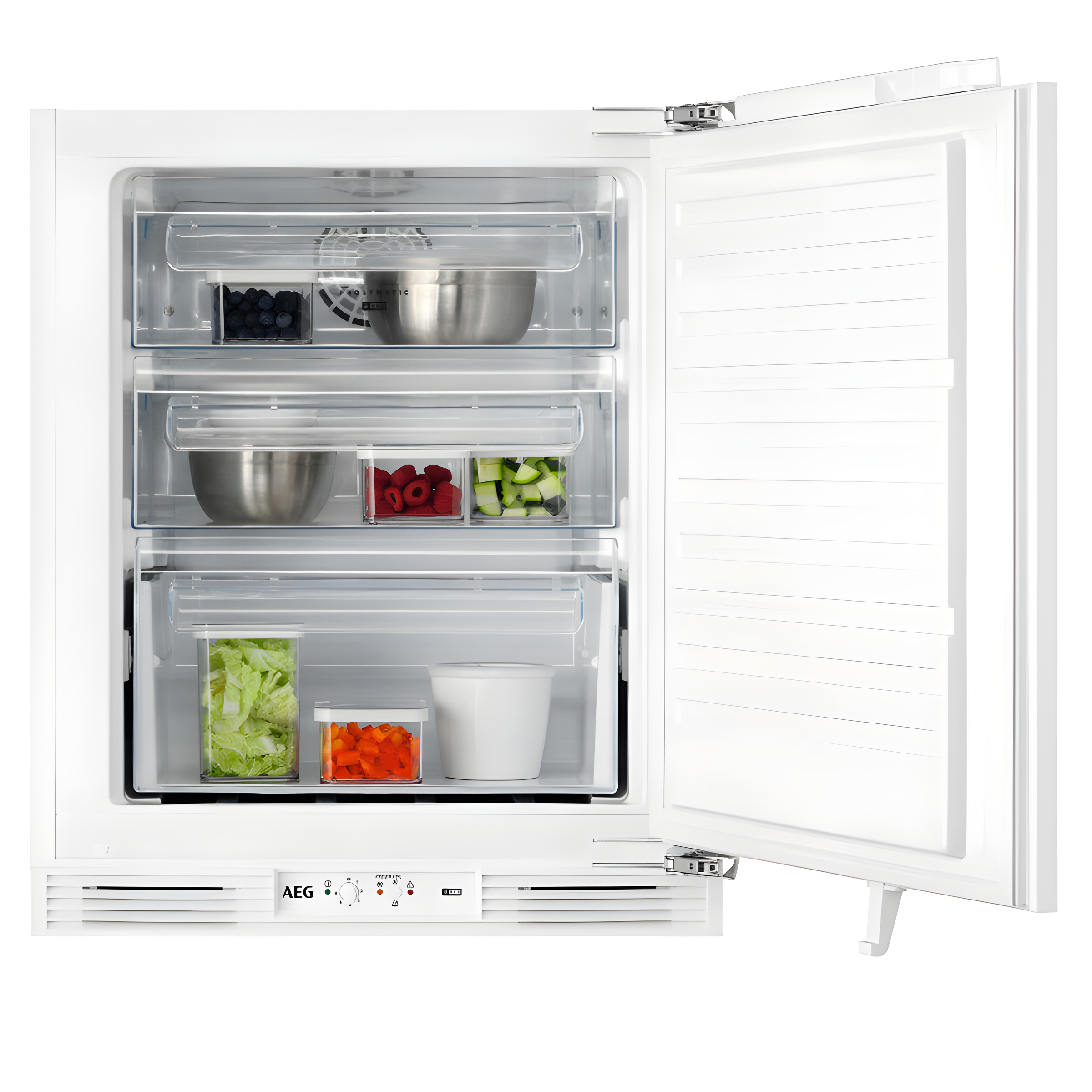 AEG OAB7N82EF - Frost Free Integrated Upright Freezer - E energy ...