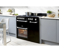 Leisure PR100F530K - Black 100cm Dual Fuel Range Cooker - 3 Ovens, 5 Burners, 75L Capacity - A Energy Rating