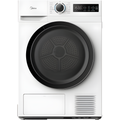 Midea MD110H80D/W-UK - White 10KG Heat Pump Tumble Dryer - 15 drying programmes - A++ energy