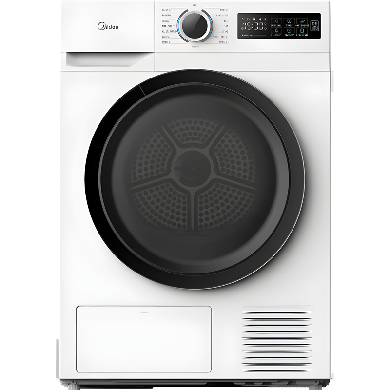 Midea MD110H80D/W-UK - White 10KG Heat Pump Tumble Dryer - 15 drying programmes - A++ energy
