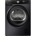 Hisense DH3S902BB3 - Black 9KG Heat Pump Tumble Dryer - B Energy Rating
