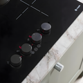 Caple C8400i - Black 59cm Induction Hob - 4 Zones - Dial Control