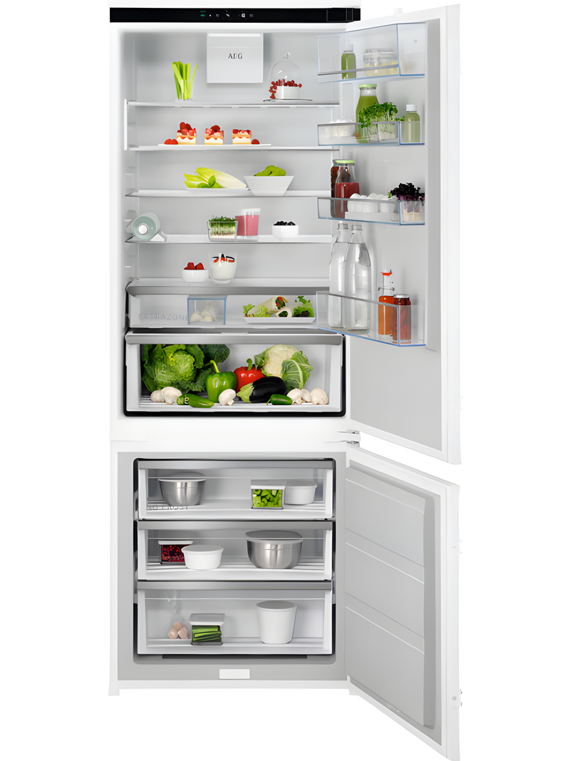 AEG NSC7G752ES - Integrated 70/30 Frost Free Fridge Freezer - E energy