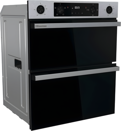 Hisense BUD714221CX - Stainless Steel Built-Under Double Oven - 92L Total Capacity - A Energy