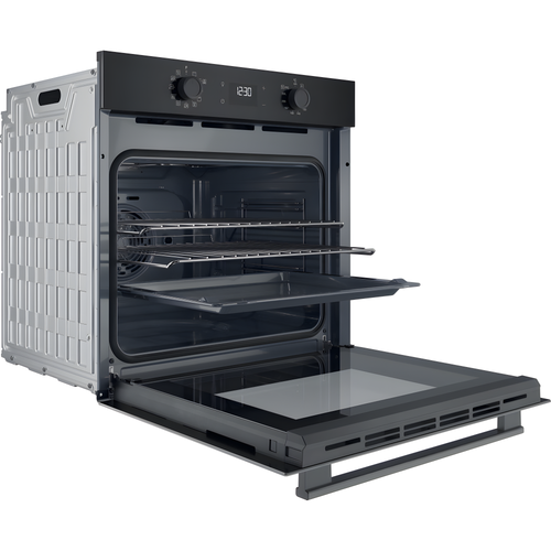 Hotpoint HO 458H B UK - Black Single Oven - 71L - A+ Energy