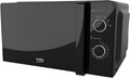 Beko MOC20100BFB - Black 20L Solo Microwave - 700W - Manual Controls