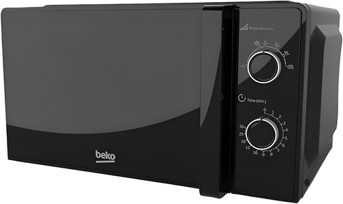 Beko MOC20100BFB - Black 20L Solo Microwave - 700W - Manual Controls