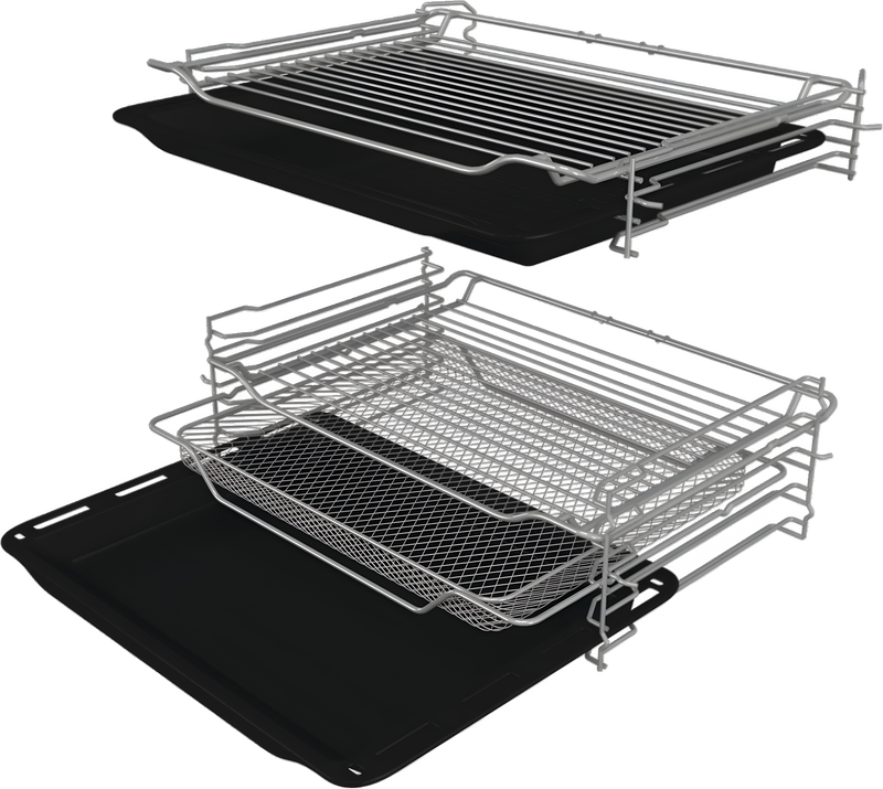 Hisense BUD714221CX - Stainless Steel Built-Under Double Oven - 92L Total Capacity - A Energy