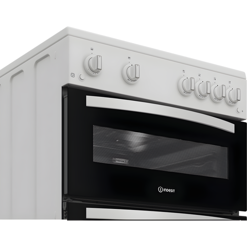 Indesit ITG6GW - White Gas Cooker - 72L - A+ Energy