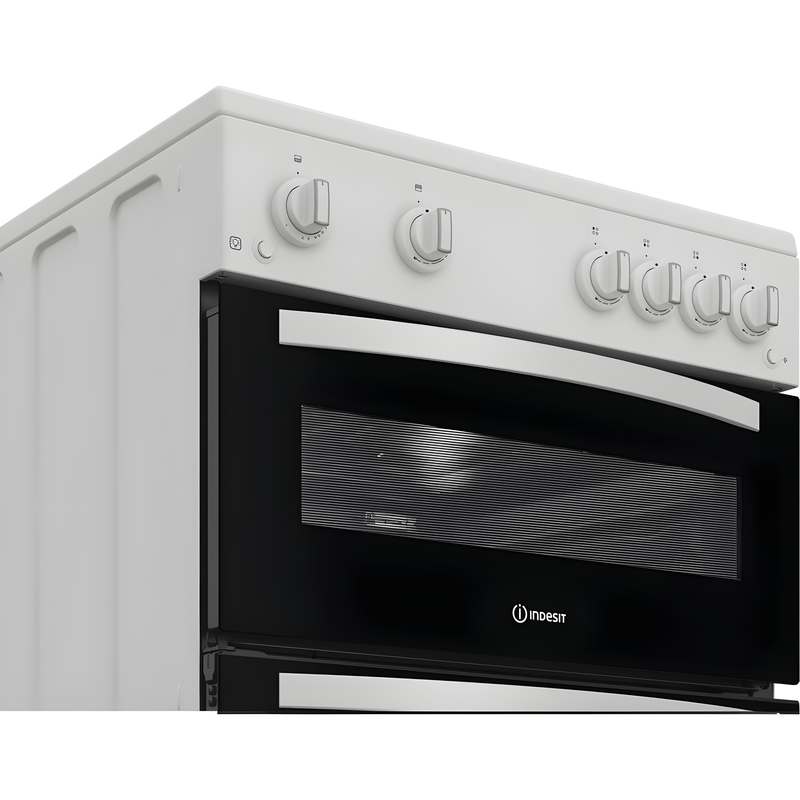 Indesit ITG6GW - White Gas Cooker - 72L - A+ Energy
