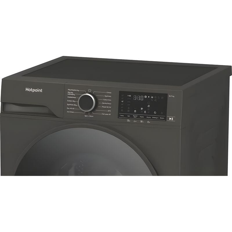 Hotpoint HBD 1781G ANTISTAIN UK - Grey Washer Dryer - 10KG Wash 7KG Dry - D Energy