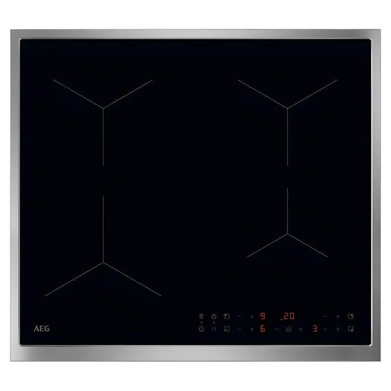AEG TN64IA00XB - Black 4 Zone Induction Hob - PowerBoost - 57.6cm
