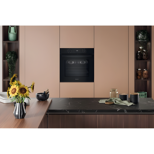Hotpoint HO 455HZ B UK - Black Built-In Single Oven - 71L Multifunction - A Energy