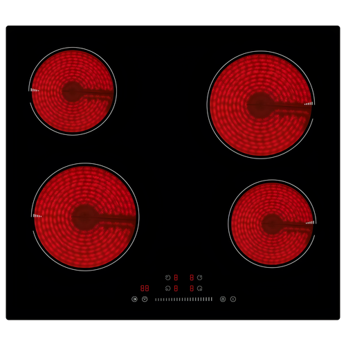 Teknix BITK6SLC - 4 Zone Electric Hob