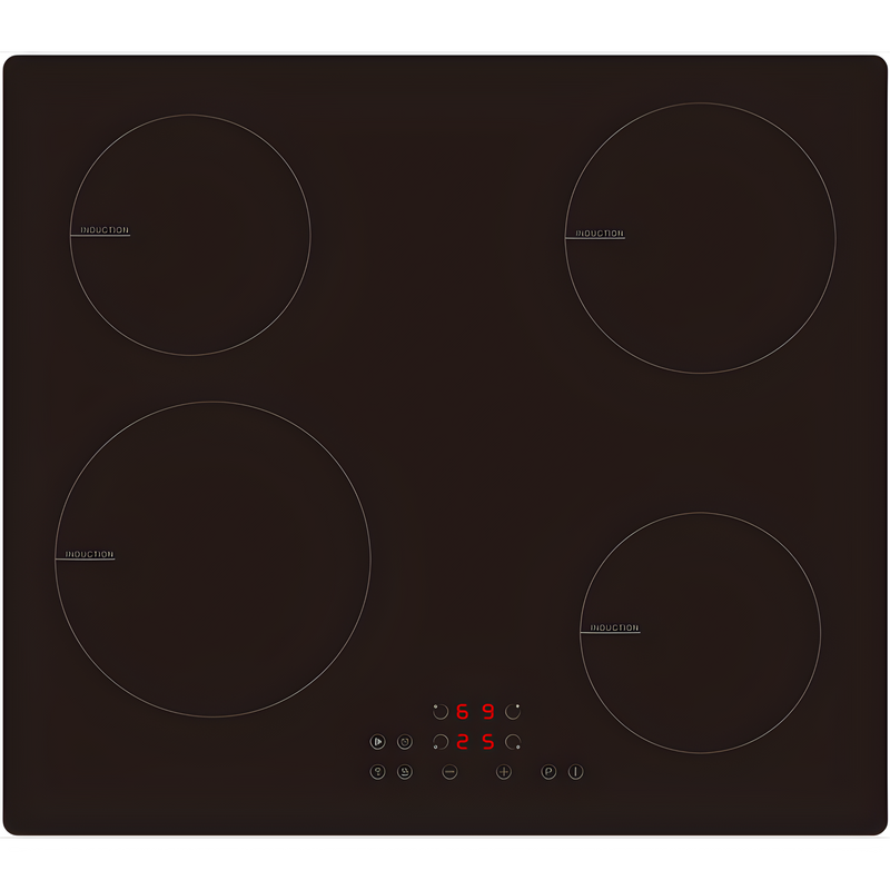 Cata UBINDE60MT - Black 4 Zone Induction Hob - 60cm