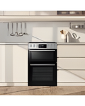 Midea MFO24EME4R118-SS - Stainless Steel 60cm Double Oven Freestanding Cooker - Ceramic Hob - A Energy