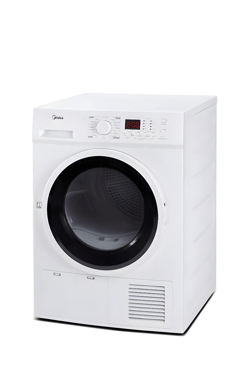 Midea MDG09EH80/1 - White 8KG Heat Pump Condenser Dryer - A++ energy