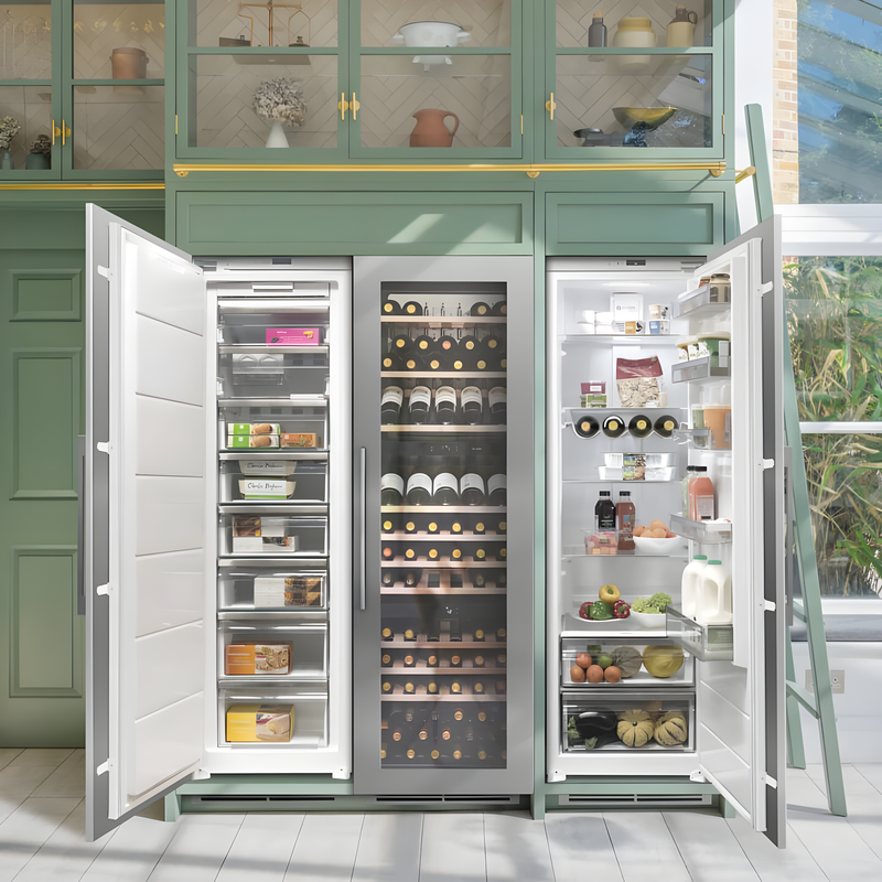 Caple RIF1797 - Stainless Steel 197L In-Column Freezer - Frost Free - E energy