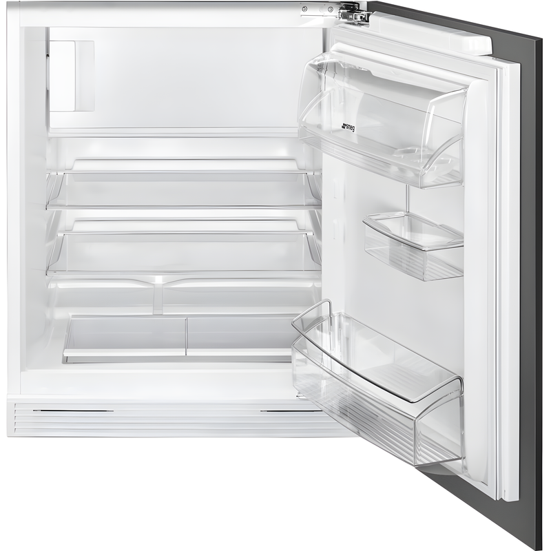 Smeg UKU8C082DE - White Built-Under Fridge - 109L with Ice Box - E Rated