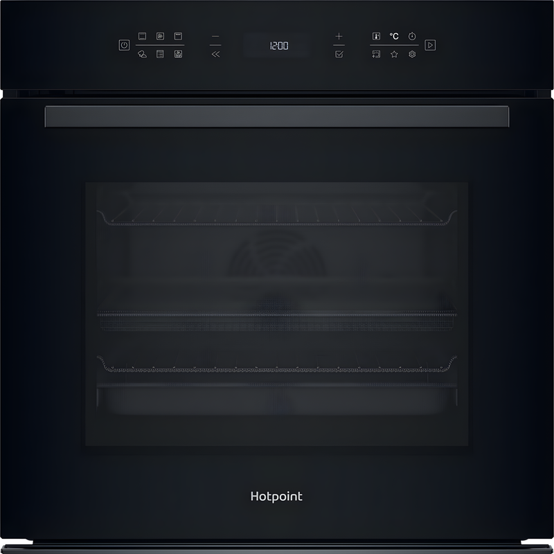 Hotpoint HOI68PT1SBUK - Black Built-In Single Oven - 73L - A+ Energy