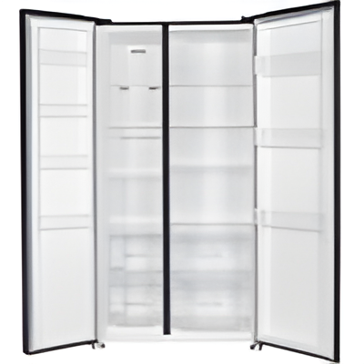 IceKing IKSBS442BK - Black American Fridge Freezer - Non-Plumbed