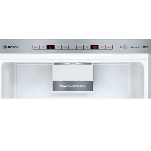 Bosch KGE49AICAG - Silver Freestanding 60/40 Frost Free Fridge Freezer - C energy