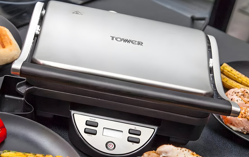 Tower T27007 Easy Clean Non- Stick Panini Grill