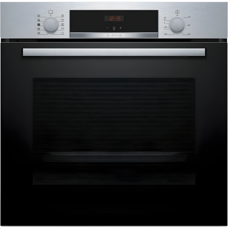 Bosch HQA534BS3B Series 4 Built-In Electric Single Oven - Stainless Steel - 71L Capacity - A+ Energy Rating