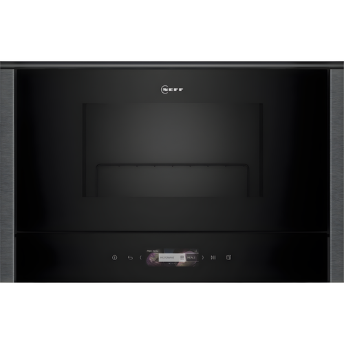 Neff NL4GR31G1B N70 - Grey Built-In Microwave with Grill - 21L - 900W - 5 Power Levels