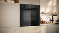 NEFF B1DCC0AK3B - Black Single Oven - 71L Built-In - A+ Energy