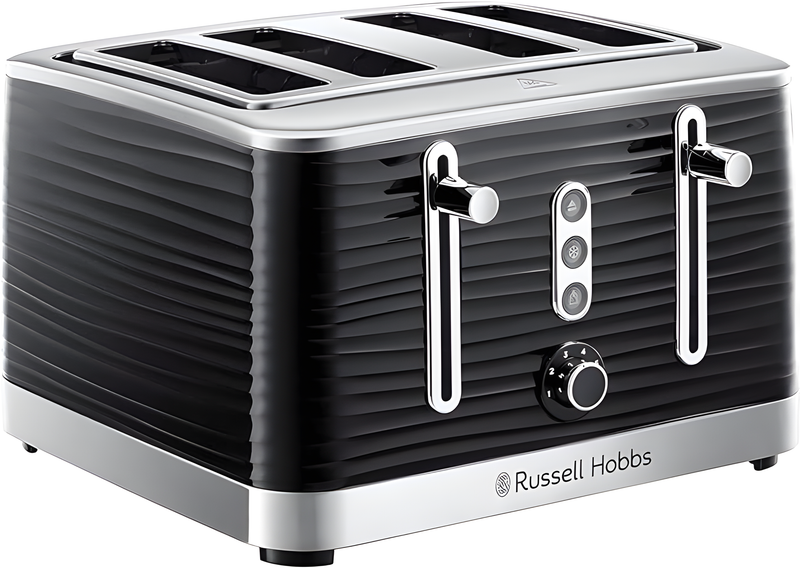 Russell Hobbs 24381 - Black 4 Slice Toaster - 1800W - Unrated