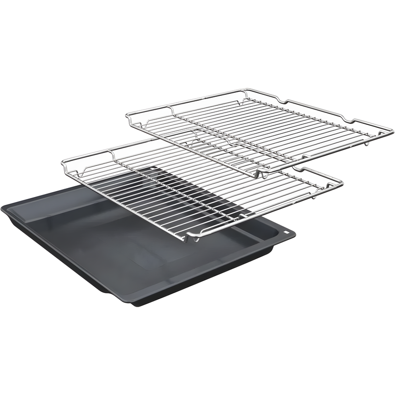 Bosch HQA534BS3B Series 4 Built-In Electric Single Oven - Stainless Steel - 71L Capacity - A+ Energy Rating