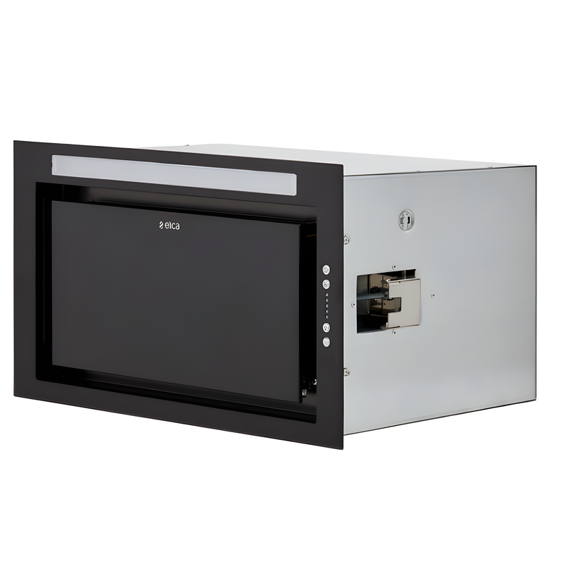 Elica LANE-60-BLK - Black Canopy Extractor Hood - B energy