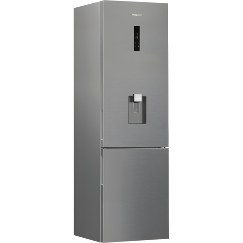 Hotpoint HPK 26403W XP5UK - Stainless Steel Fridge Freezer - 355L 70/30 No Frost - D Rated