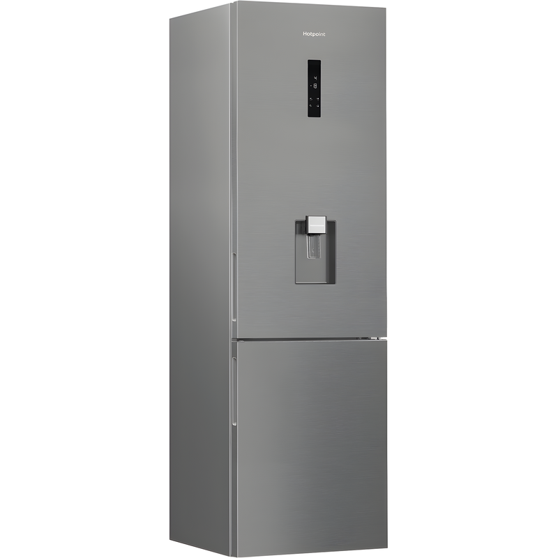 Hotpoint HPK 26403W XP5UK - Stainless Steel Fridge Freezer - 355L 70/30 No Frost - D Rated