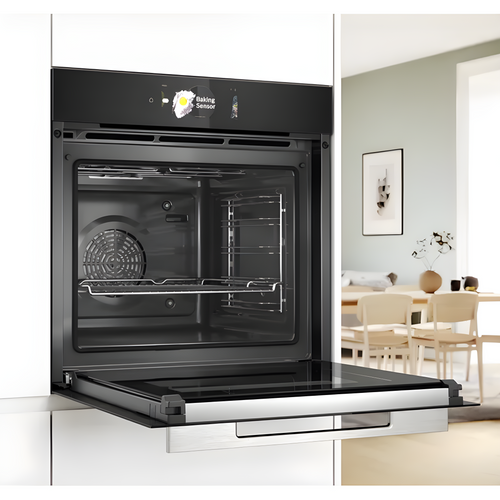 Bosch HBG7784B1 - Black Built in Electric Single Oven - A+ energy