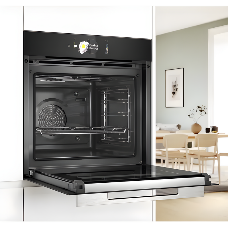 Bosch HBG7784B1 - Black Built in Electric Single Oven - A+ energy